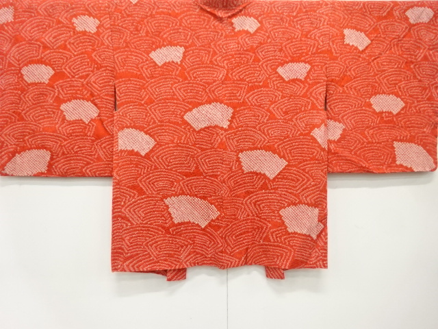 未使用品　本絞り　地紙模様　絵羽織